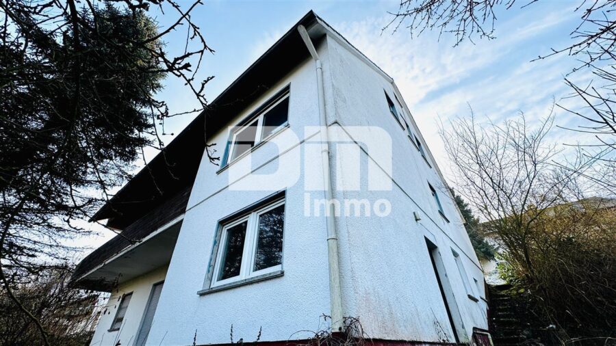 (R)eserviert!Teilsaniertes Ein- bis Zweifamilienhaus mit zusätzlichen Wohnraum - Rückansicht